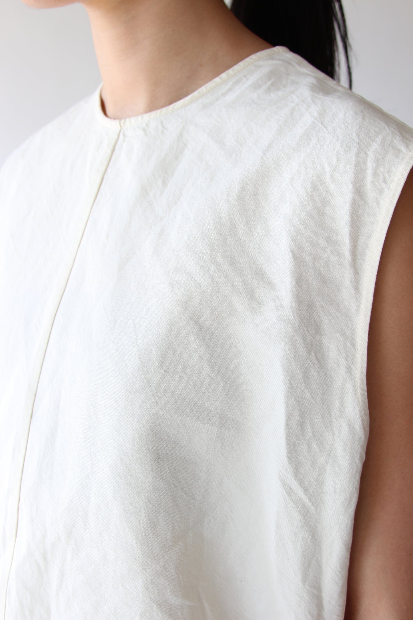 Still-Paper Top in Ivory