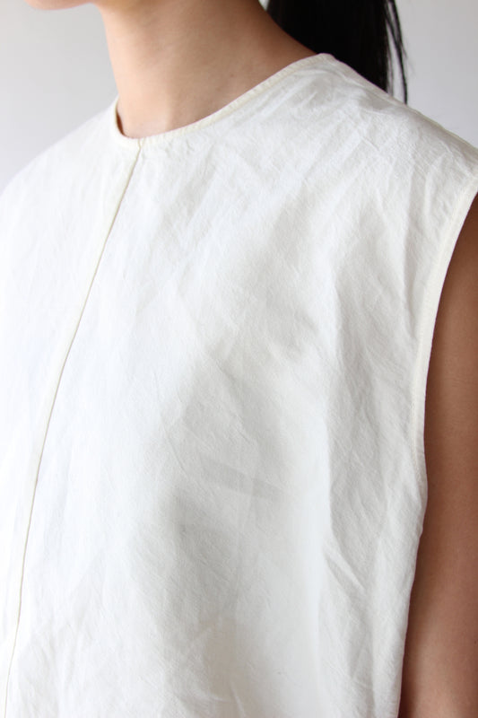 Still-Paper Top in Ivory