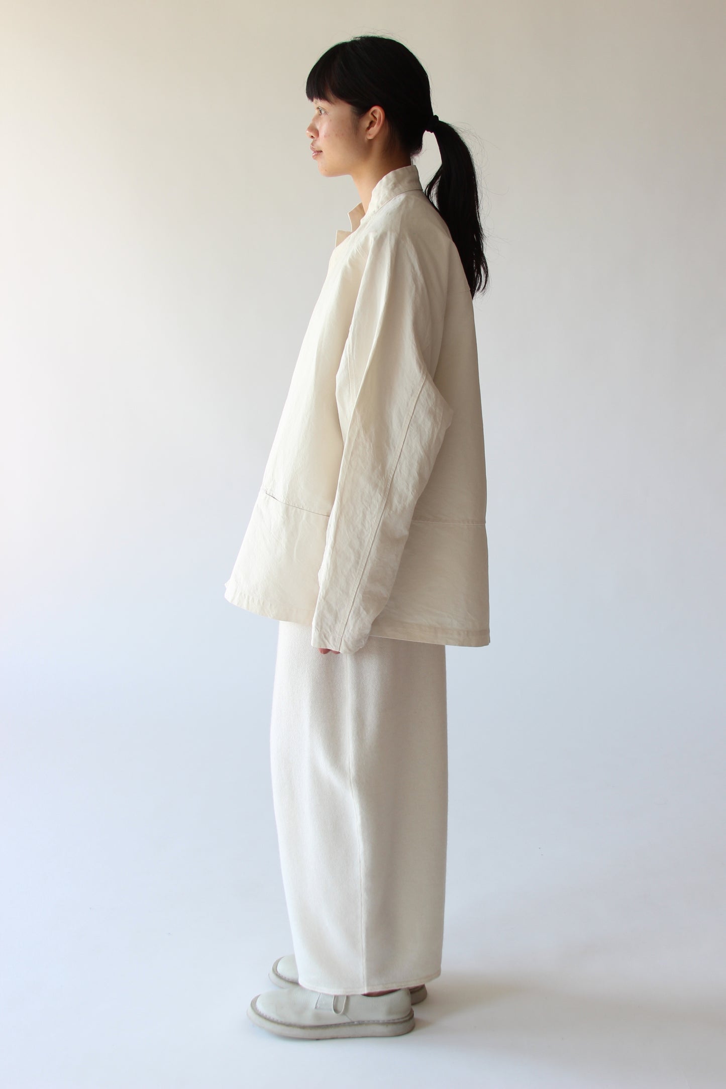 Absent-Paper Jacket in Ivory