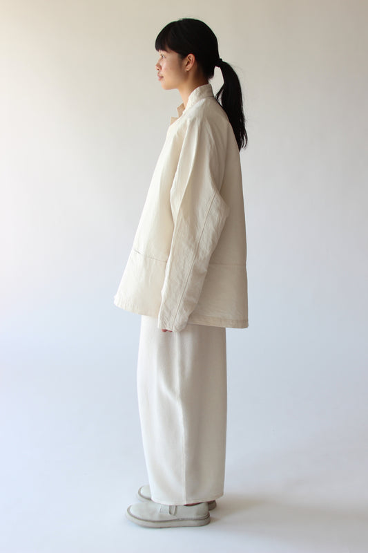 Absent-Paper Jacket in Ivory