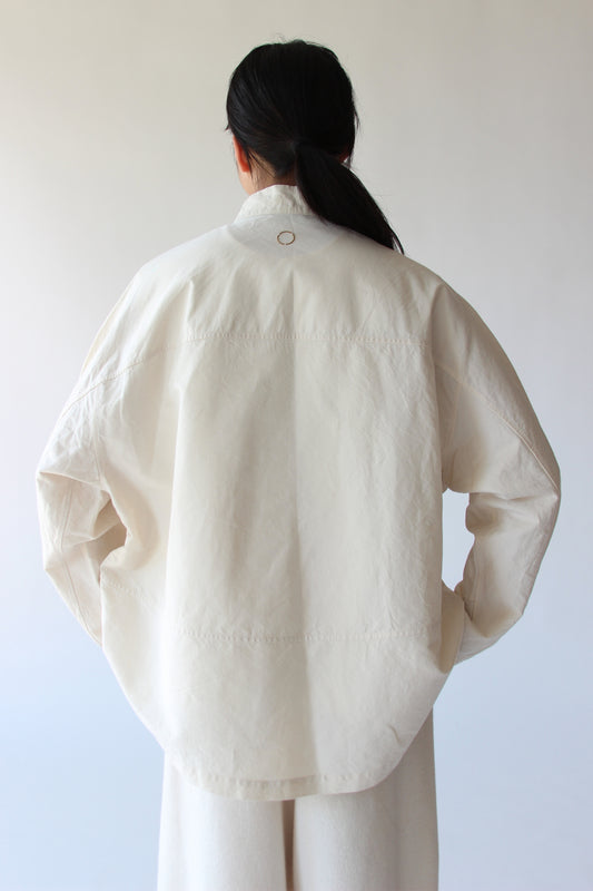 Absent-Paper Jacket in Ivory