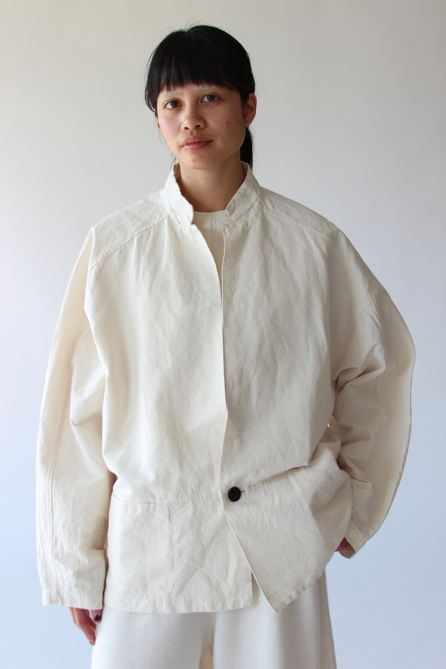 Absent-Paper Jacket in Ivory
