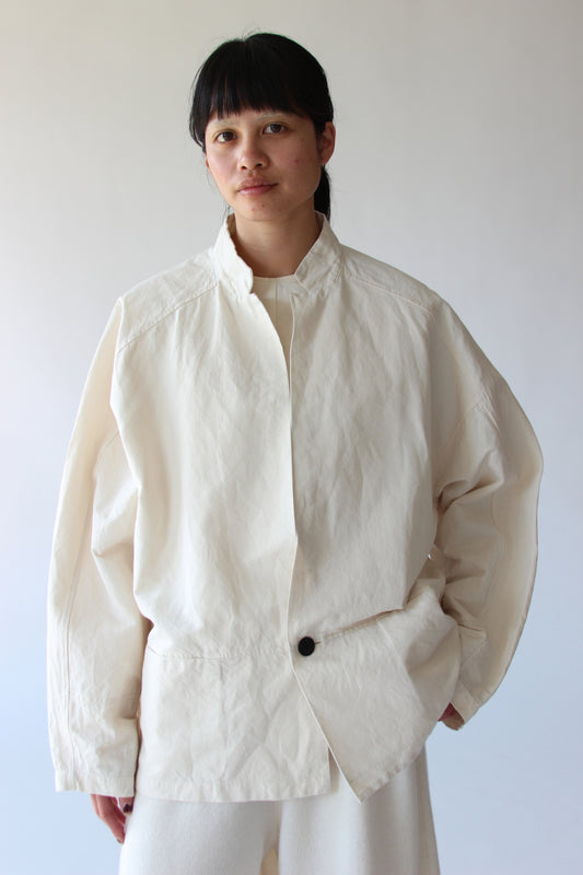 Absent-Paper Jacket in Ivory
