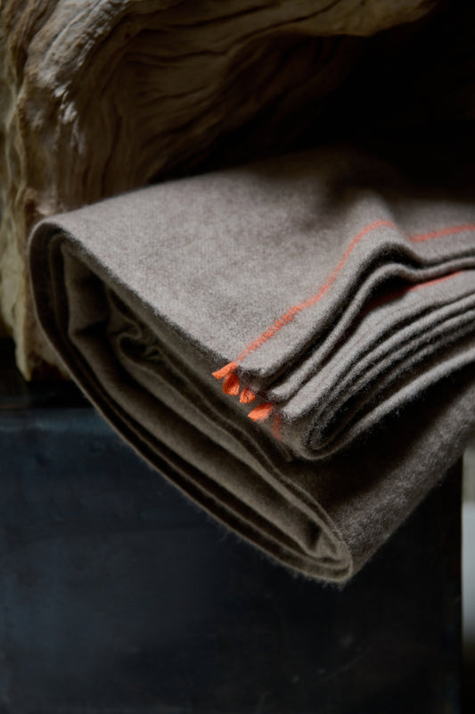 Sabra Throw in Taupe