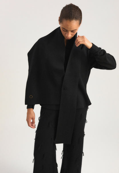 Pomo Scarf in Black