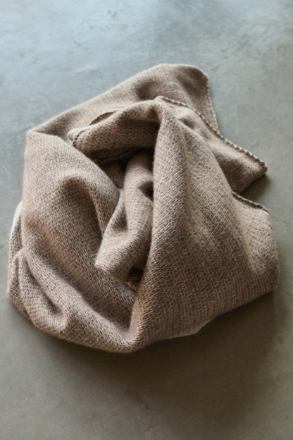 Quadro Throw in Nutmeg & Slate