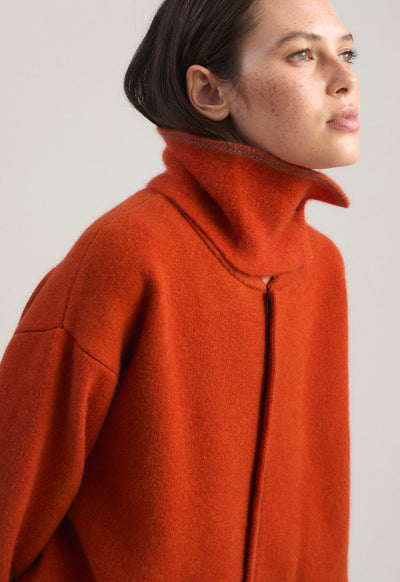 Neku Neck Snood in Fire & Taupe