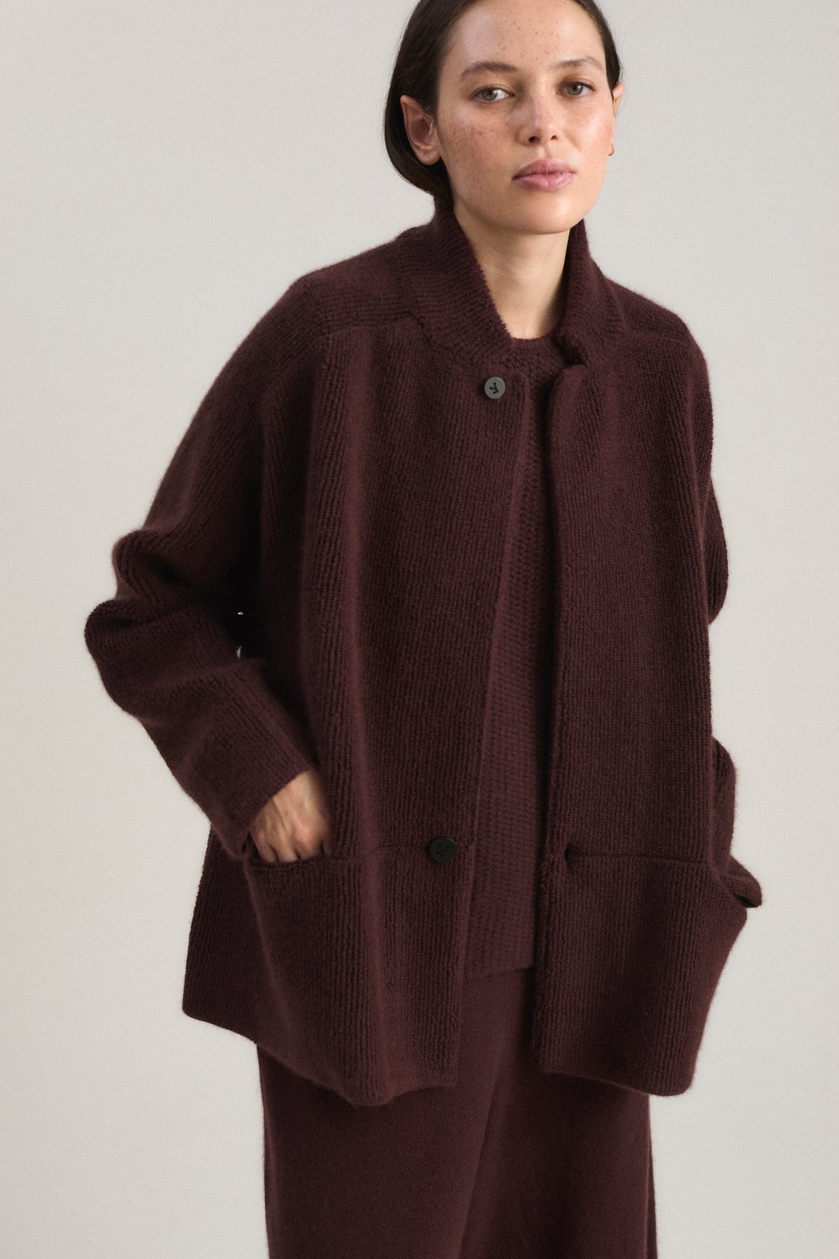 Arun Jacket in Carob