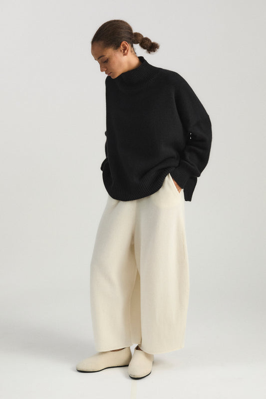 Maxi Trousers in Ivory