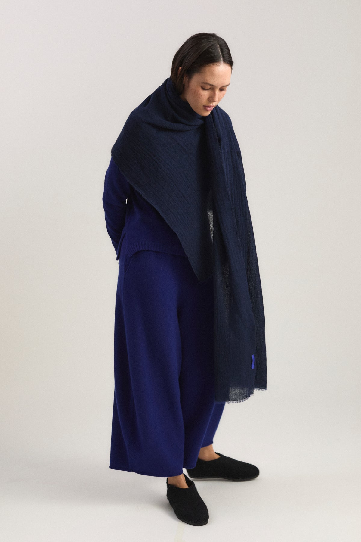 Sera Shawl in Indigo