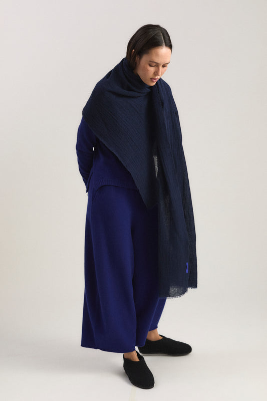Sera Shawl in Indigo