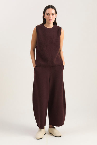 Maxi Trousers in Carob
