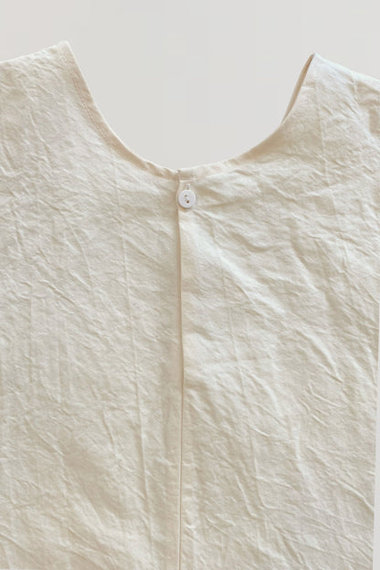 Still-Paper Top in Ivory