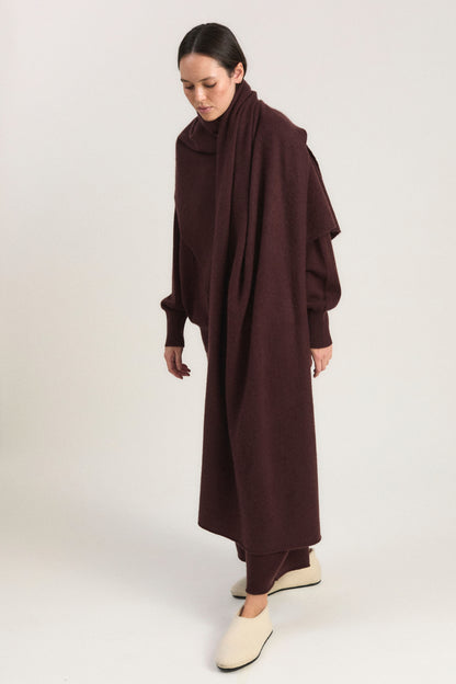 Feltra Shawl in Carob