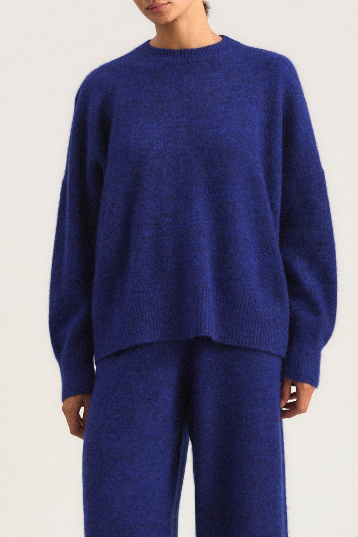 Mori Sweater in Marine & Cobalt