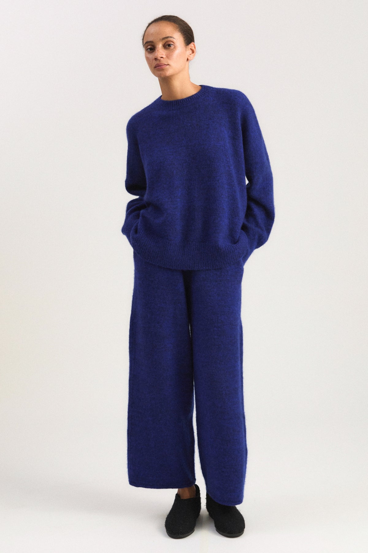 Sym Trousers in Marine & Cobalt