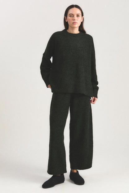Mori Sweater in Pine & Jet