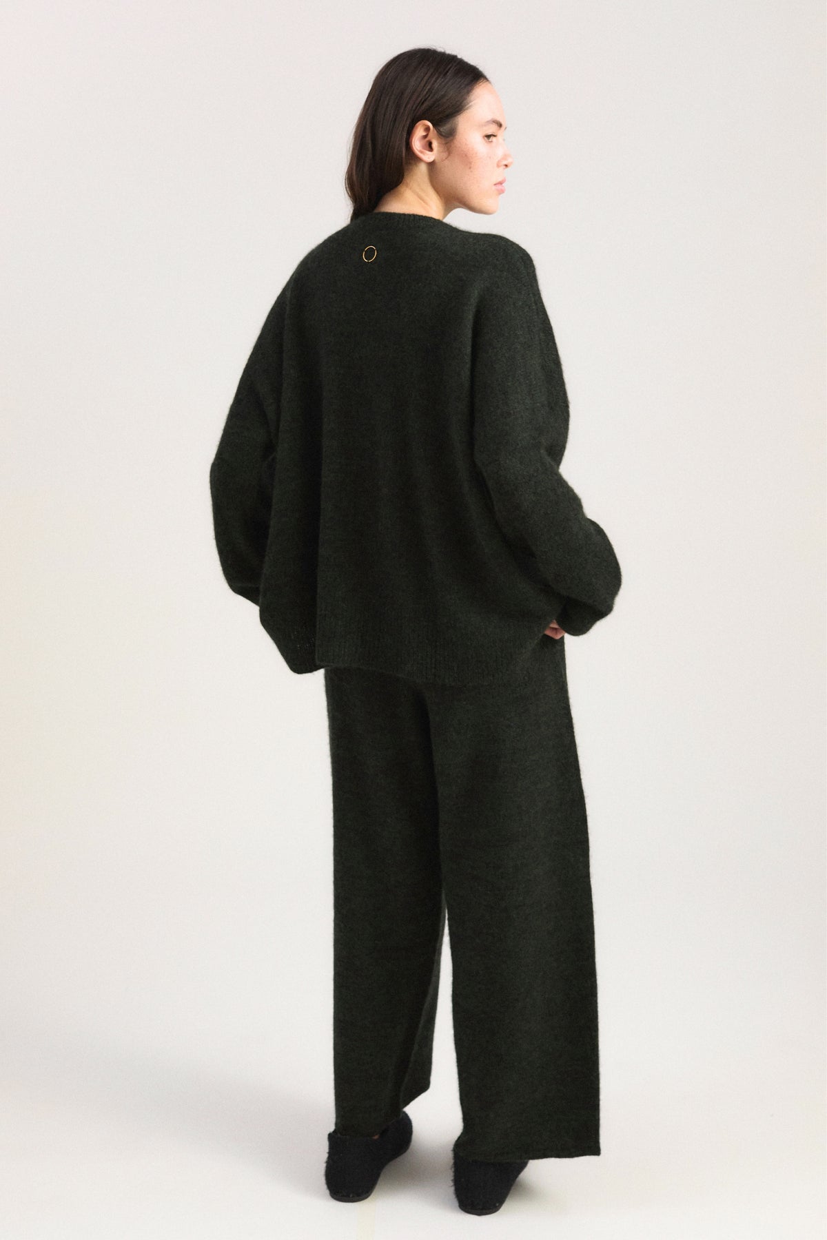 Mori Sweater in Pine & Jet