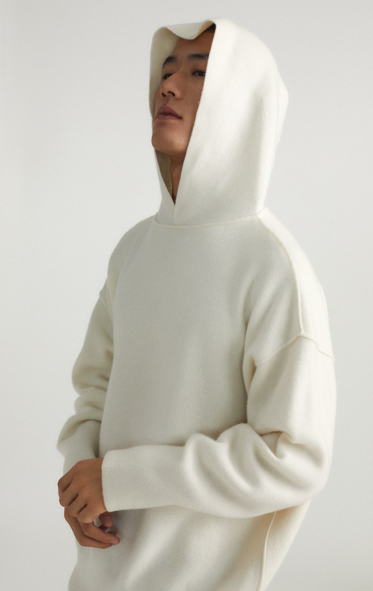 Seku Hoodie in Ivory