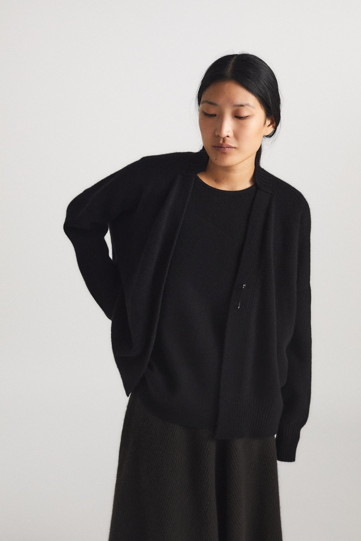 Aire Cardigan in Black