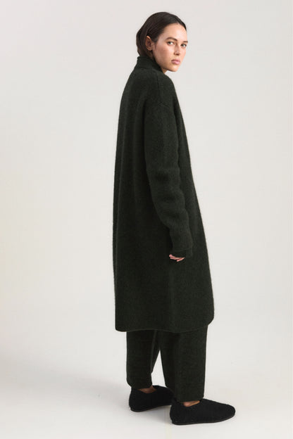 Oro Coat in Jet & Pine
