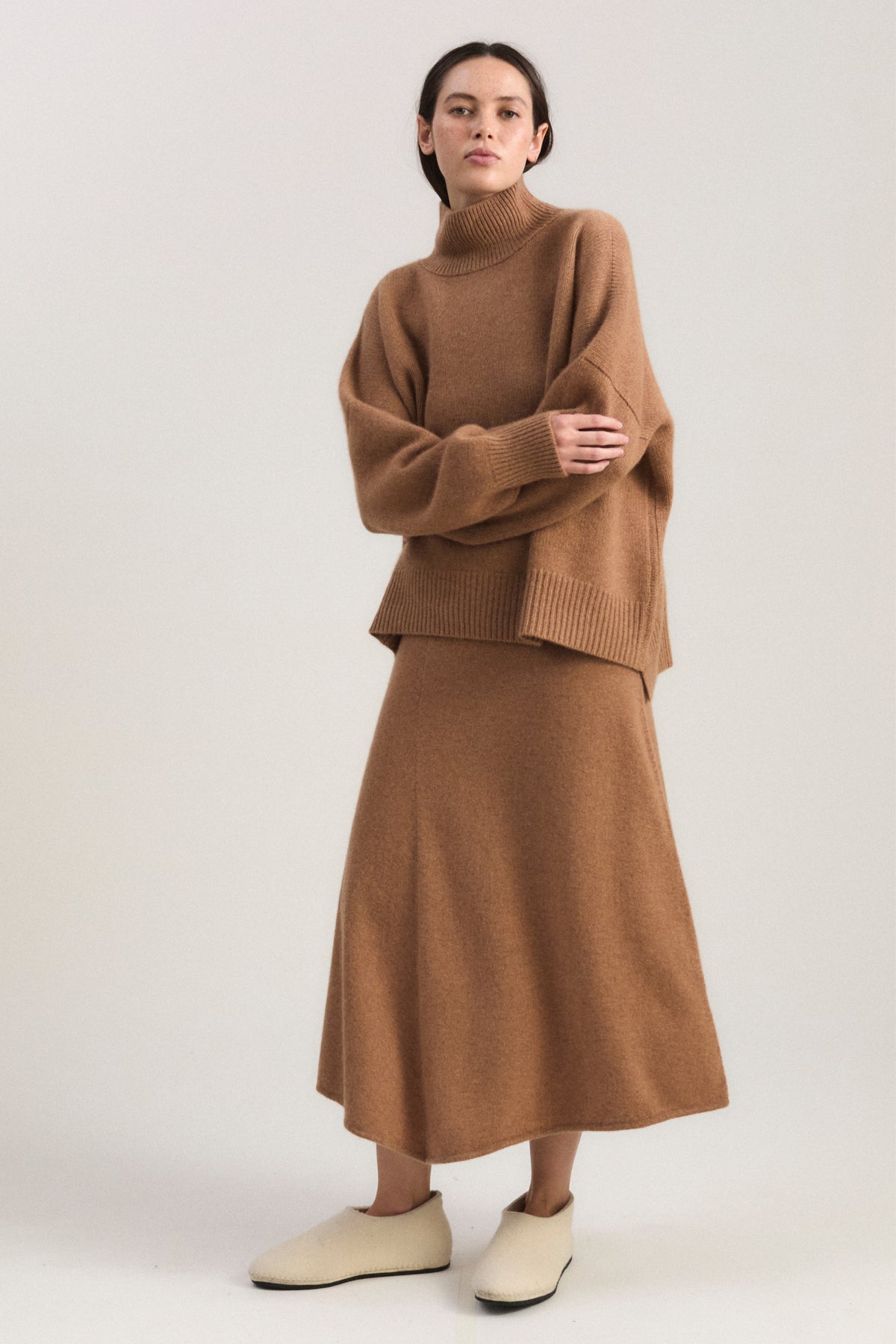 Ray Skirt in Nutmeg