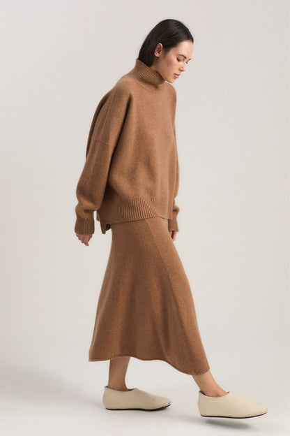 Ray Skirt in Nutmeg