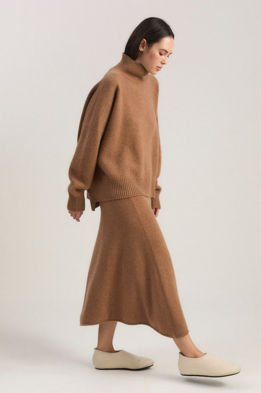 Ray Skirt in Nutmeg