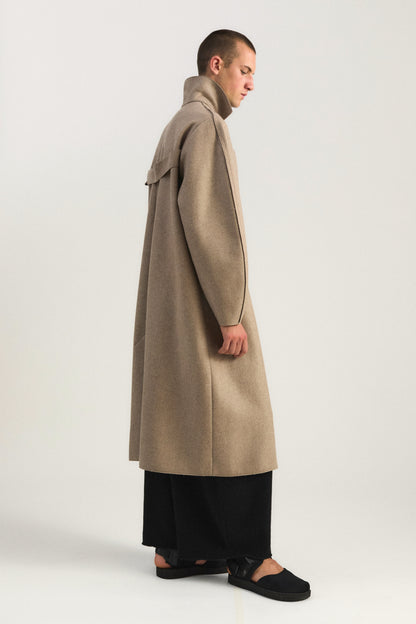 Shield Coat in Taupe