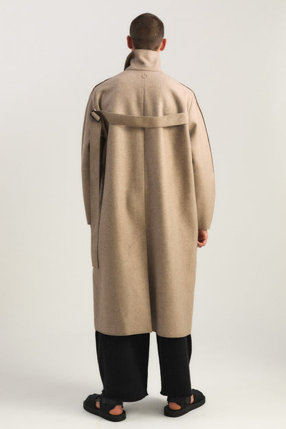 Shield Coat in Taupe