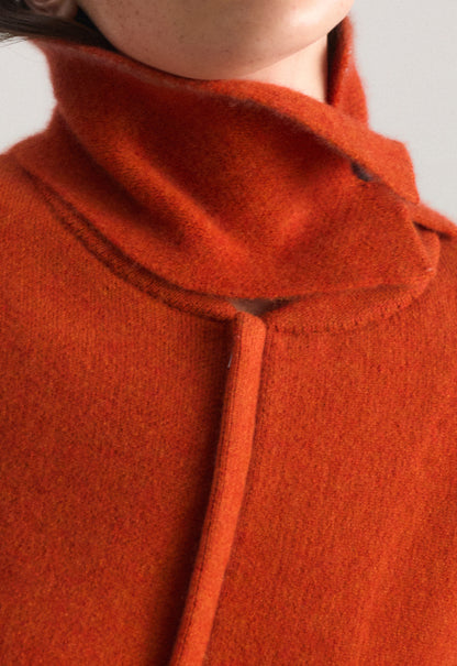 Neku Neck Snood in Fire & Taupe