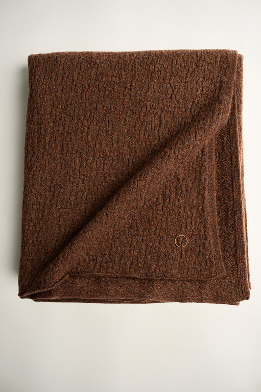 Lander Throw in Caramel