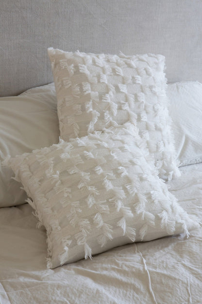 Seren Cushion Cover in Ivory