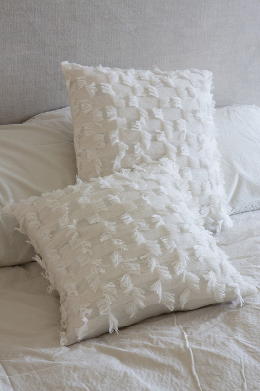 Seren Cushion Cover in Ivory