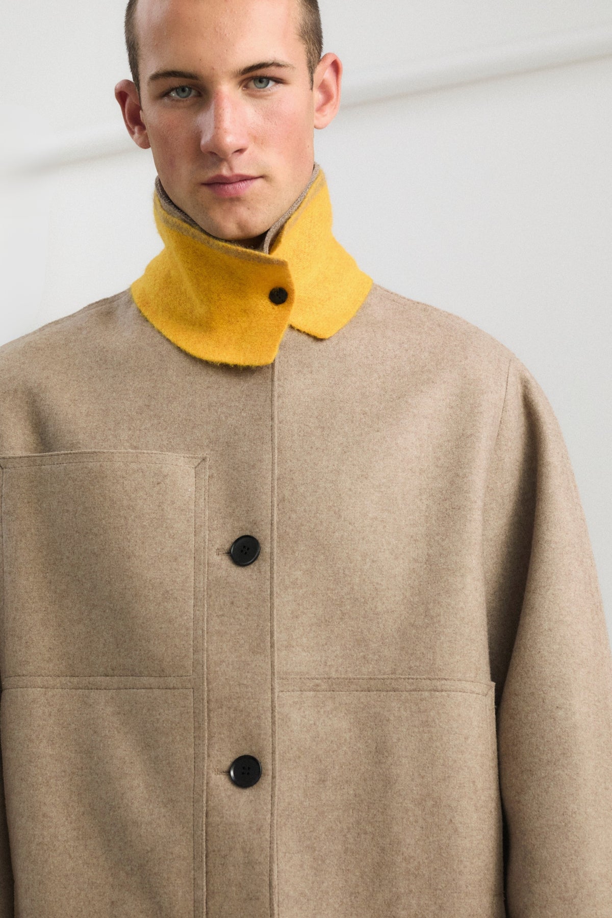 Neku Neck Snood in Amber & Taupe