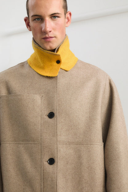 Neku Neck Snood in Amber & Taupe