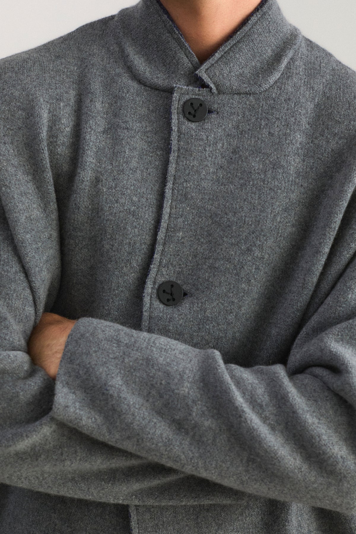 Wind Jacket in Slate & Ink