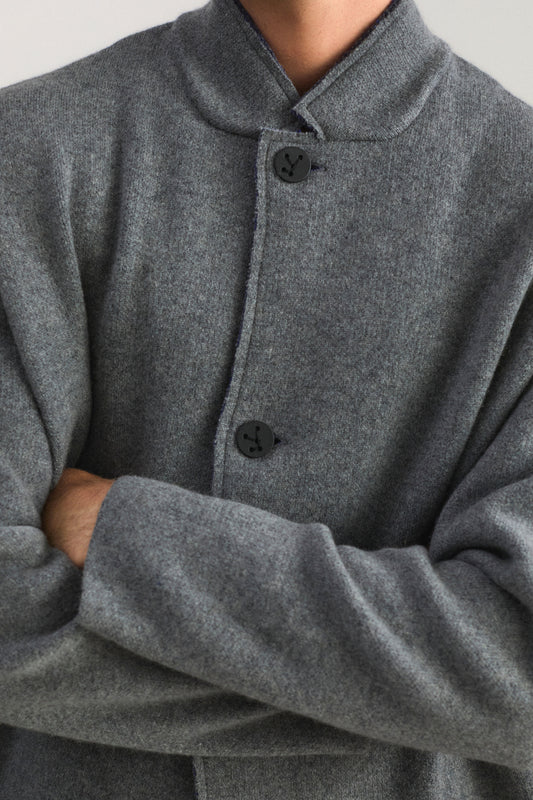 Wind Jacket in Slate & Ink