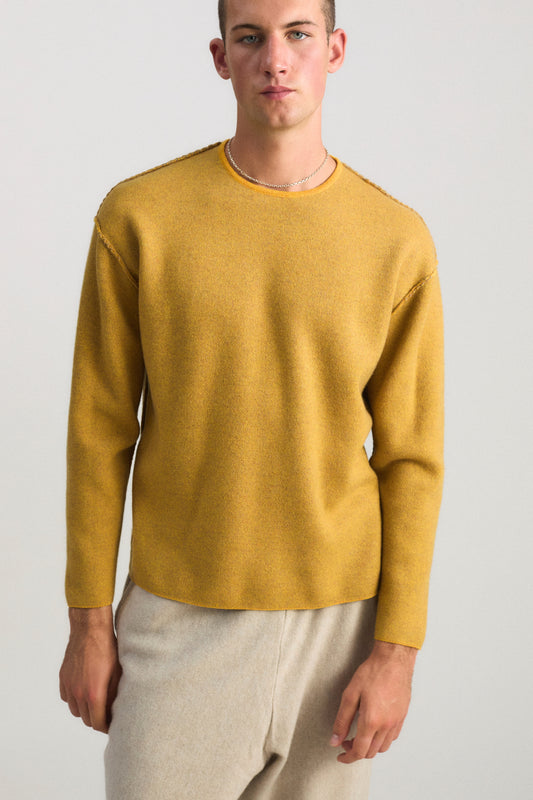 Axa Sweater in Amber & Taupe