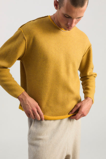 Axa Sweater in Amber & Taupe