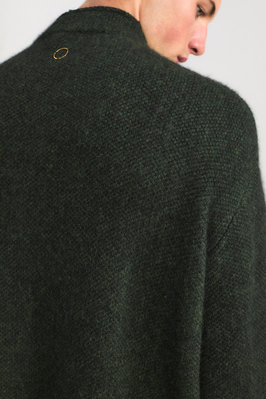 Oro Coat in Jet & Pine