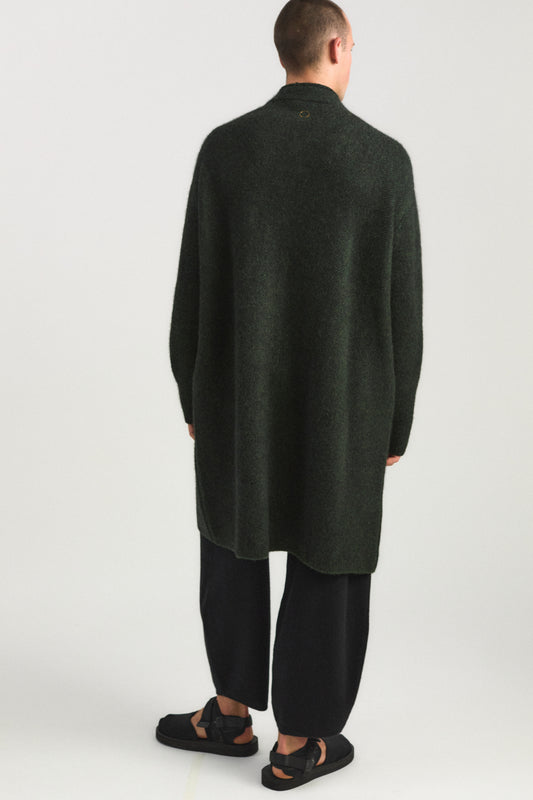 Oro Coat in Jet & Pine