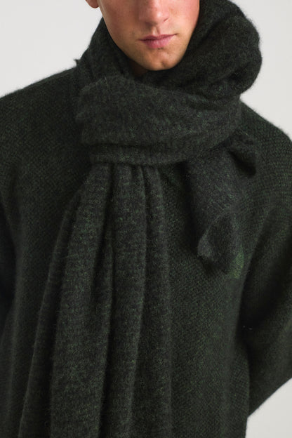 Duara Scarf in Pine & Jet