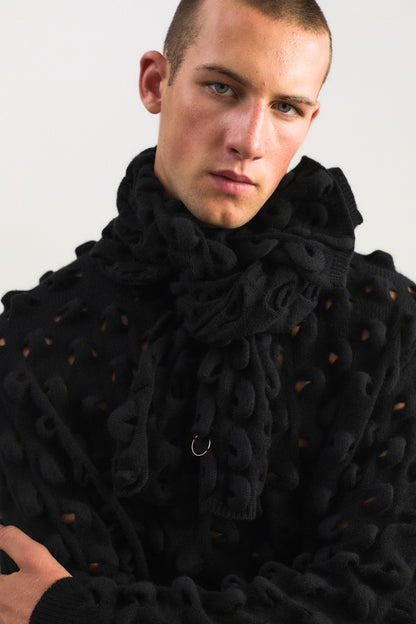Nodo Neckwarmer in Black