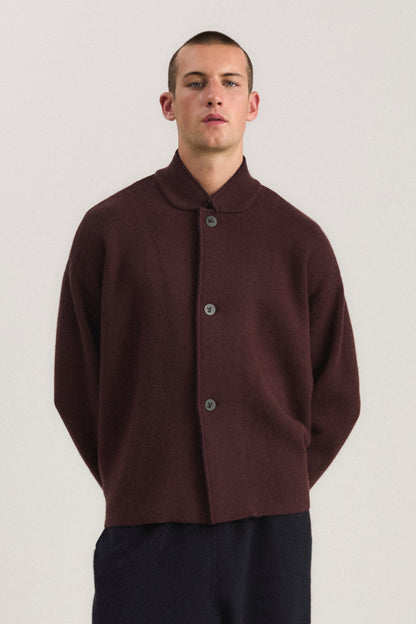 Wind Jacket in Carob & Ink