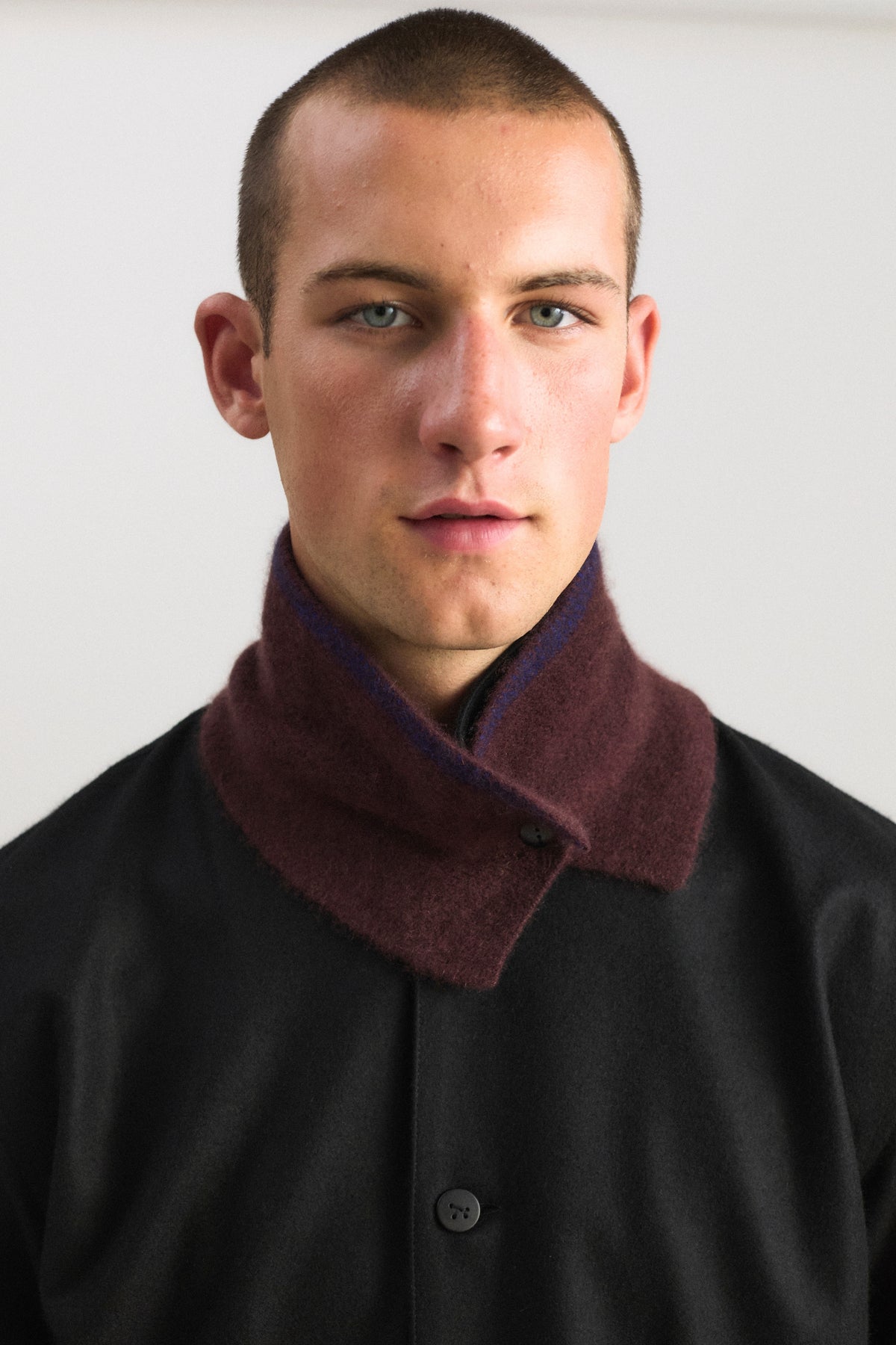 Neku Neck Snood in Carob & Ink
