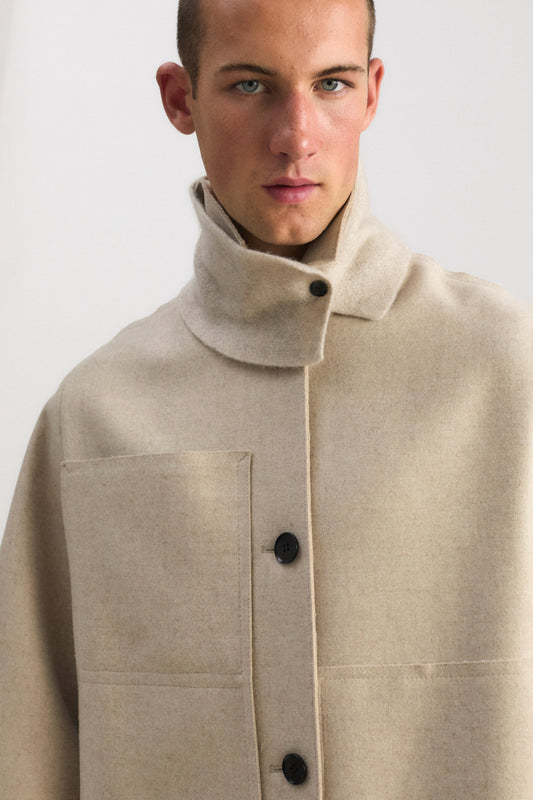 Neku Neck Snood in Feather & Ivory
