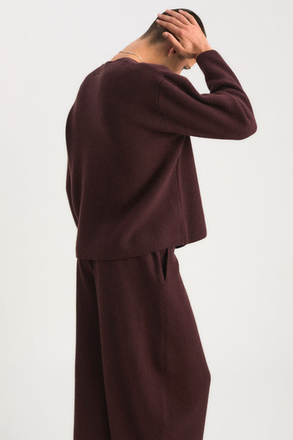 Axa Sweater in Carob & Ink
