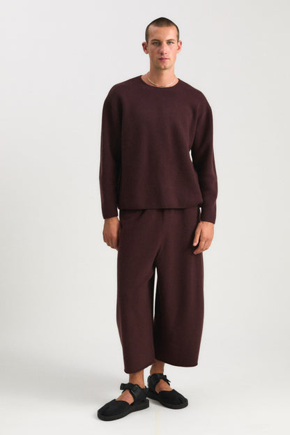 Axa Sweater in Carob & Ink