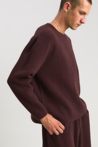 Axa Sweater in Carob & Ink